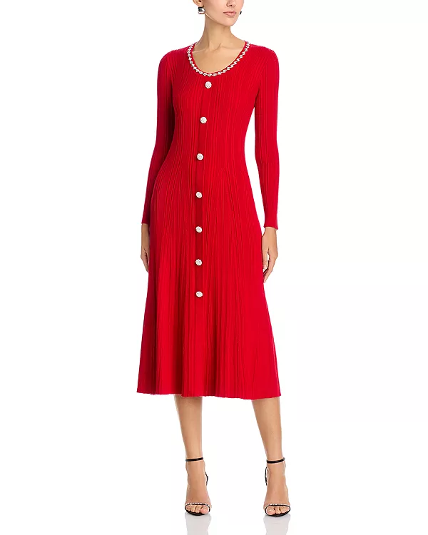 Вязаное платье Эмми Elie Tahari, красный
Вязаное платье Эмми Elie Tahari, красный