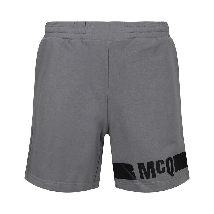 Спортивные шорты Alexander McQueen Redacted Logo Sweatshorts Silver, серебряный 
Спортивные шорты Alexander McQueen Redacted Logo Sweatshorts Silver, серебряный