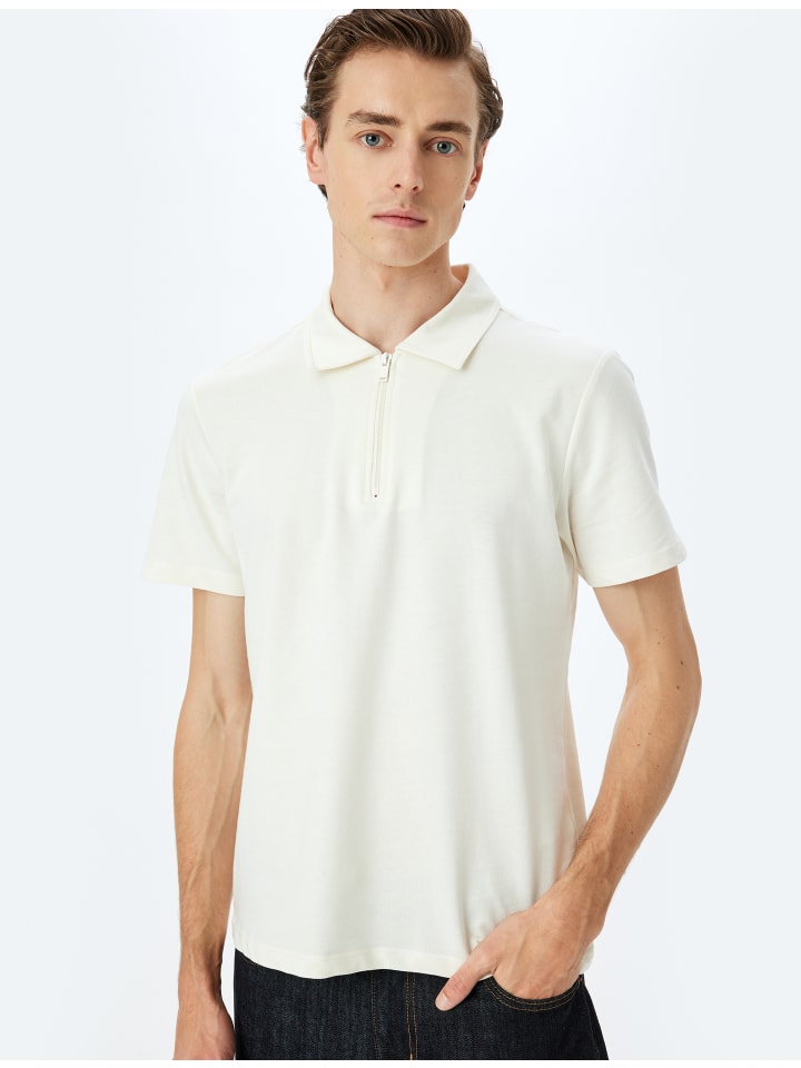 Рубашка-поло KOTON, экрю
Рубашка-поло KOTON, экрю