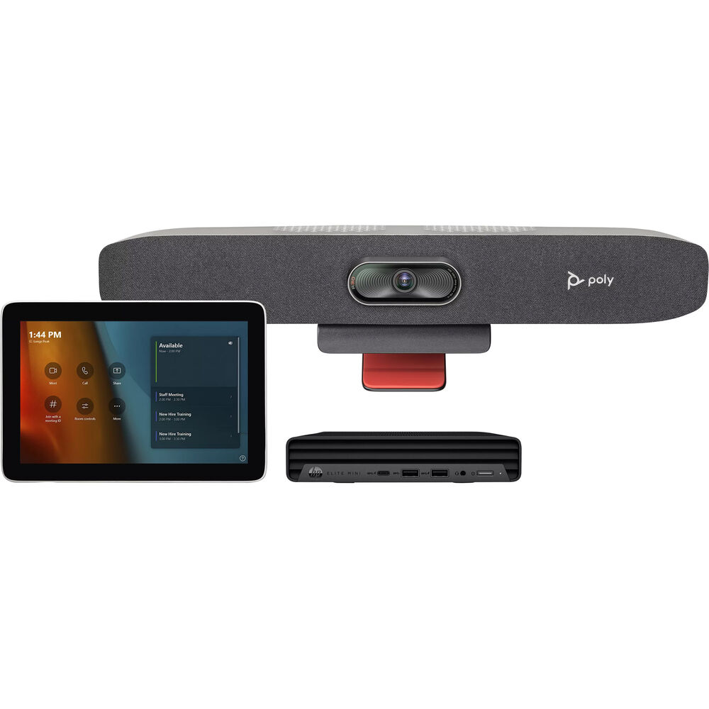 Комплект Poly Studio Small Room для комнат Microsoft Teams с мини-ПК для конференц-связи, USB-видеопанелью Studio R30 и контроллером GC8 (совместимым с TAA)
Комплект Poly Studio Small Room для комнат Microsoft Teams с мини-ПК для конференц-связи, USB-видеопанелью Studio R30 и контроллером GC8 (совместимым с TAA)