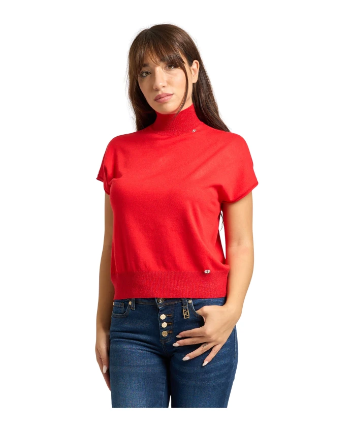 Красный свитер с высоким воротником для женщин Gaudi, красный
Красный свитер с высоким воротником для женщин Gaudi, красный