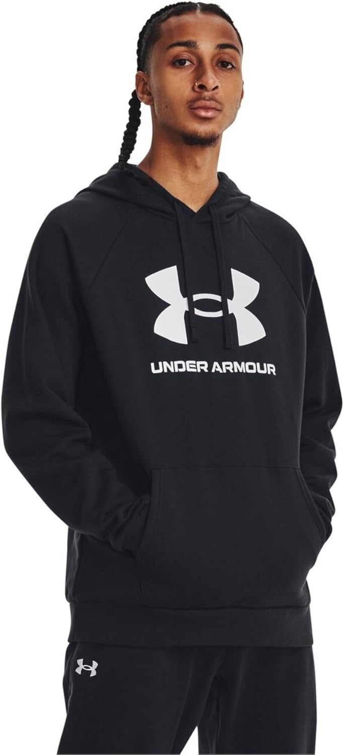 Мужская тренировочная флисовая толстовка UNDER ARMOUR UA Rival с логотипом, черно-белый
Мужская тренировочная флисовая толстовка UNDER ARMOUR UA Rival с логотипом, черно-белый