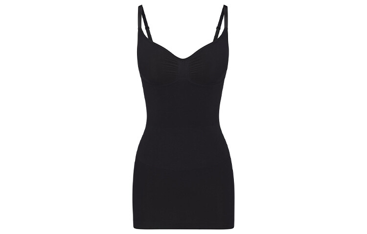 Платье-комбинация женское черное Skims
Платье-комбинация женское черное Skims