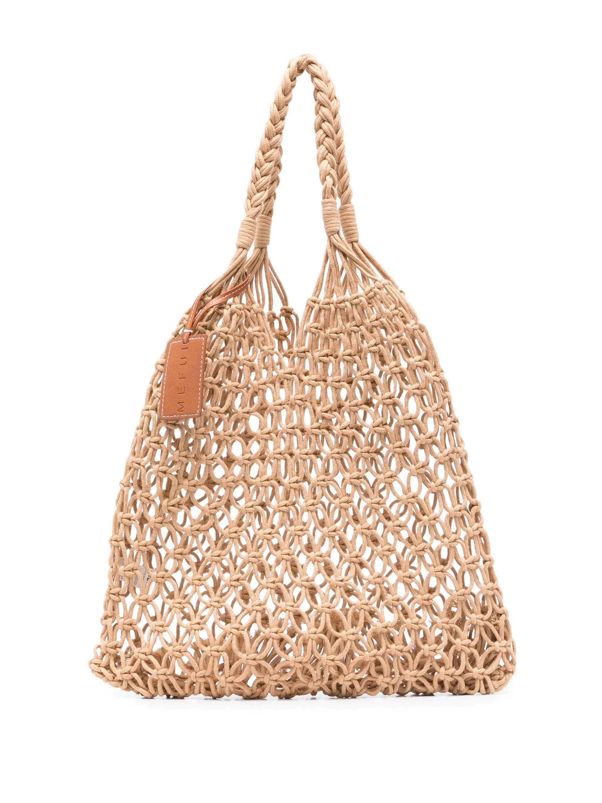 Сумка-тоут с плетеной ручкой Me Fui, коричневый
Сумка-тоут с плетеной ручкой Me Fui, коричневый