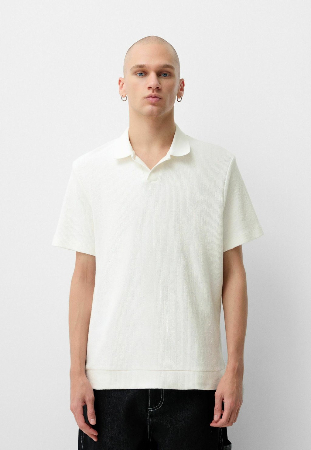 Рубашка поло Bershka, белый
Рубашка поло Bershka, белый