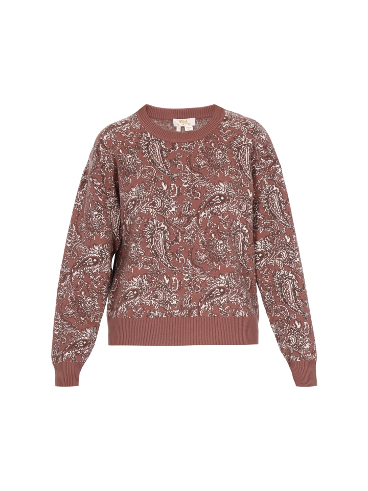 Женский свитер цвета верблюжьей шерсти usha FESTIVAL
Женский свитер цвета верблюжьей шерсти usha FESTIVAL