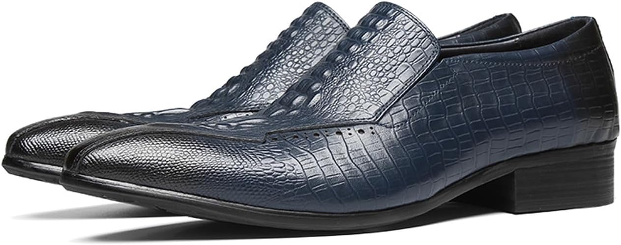 Мужские лоферы Santimon без застежек - классические туфли из кожи с тиснением под крокодила, пенни-лоферы для делового повседневного стиля, свадеб и вечерних мероприятий, синий
Мужские лоферы Santimon без застежек - классические туфли из кожи с тиснением под крокодила, пенни-лоферы для делового повседневного стиля, свадеб и вечерних мероприятий, синий