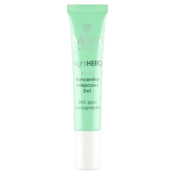Концентрат 2 в 1 для местного применения против расширенных пор и несовершенств лица, 15 мл Miya Cosmetics Nighthero
Концентрат 2 в 1 для местного применения против расширенных пор и несовершенств лица, 15 мл Miya Cosmetics Nighthero