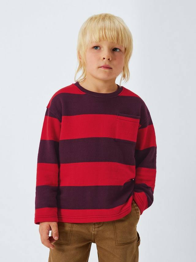 Детский джемпер с блочным рисунком в полоску John Lewis, Red/Fig
Детский джемпер с блочным рисунком в полоску John Lewis, Red/Fig