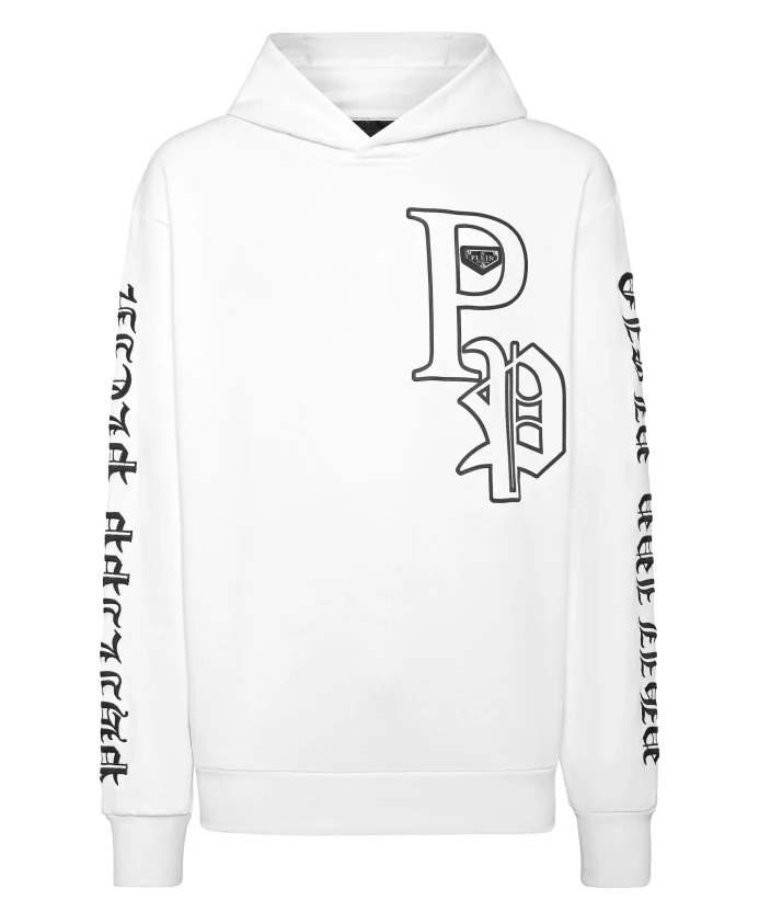 Толстовка с капюшоном, готический стиль, плен Philipp Plein, белый
Толстовка с капюшоном, готический стиль, плен Philipp Plein, белый