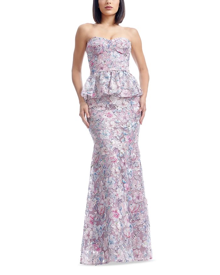 Свадебное платье с пышной юбкой и декором Scarlett Dress the Population, фиолетовый
Свадебное платье с пышной юбкой и декором Scarlett Dress the Population, фиолетовый