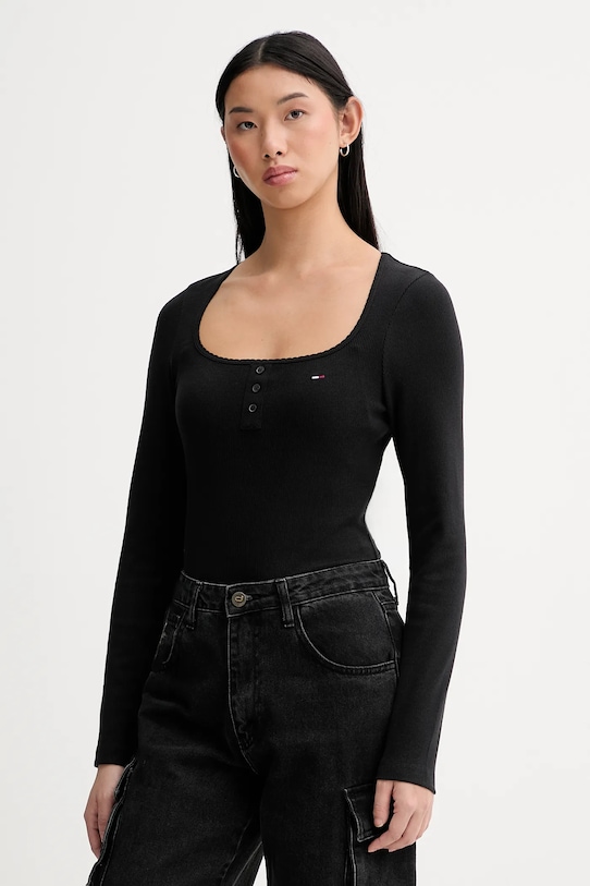 Боди Tommy Jeans, черный
Боди Tommy Jeans, черный