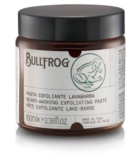 Bullfrog, Отшелушивающая паста для мытья бороды и лица, 100 мл
Bullfrog, Отшелушивающая паста для мытья бороды и лица, 100 мл
