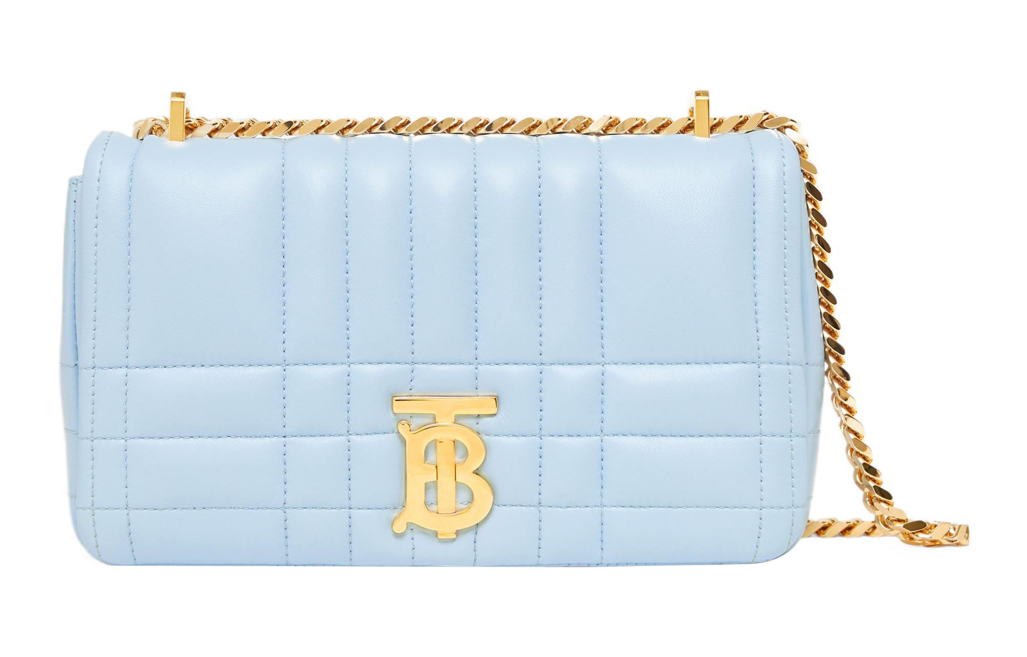 Burberry Сумка Лола из стёганой кожи маленькая бледно-голубая
Burberry Сумка Лола из стёганой кожи маленькая бледно-голубая