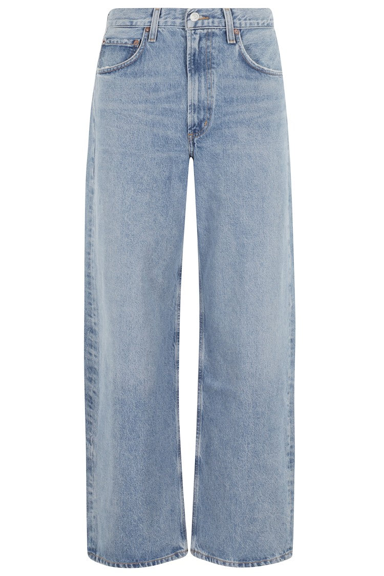 Джинсы с низкой посадкой и пятью карманами AGOLDE, синий
Джинсы с низкой посадкой и пятью карманами AGOLDE, синий