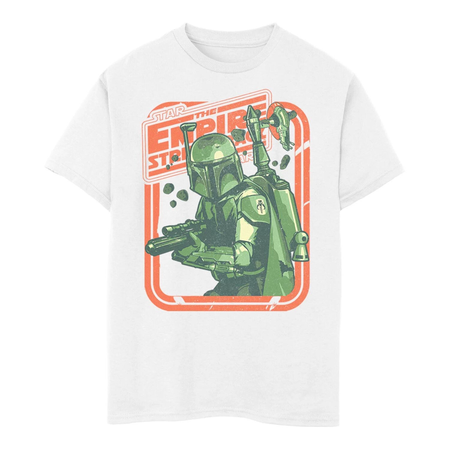 Футболка с современным портретом Бобы Фетта для мальчиков 8–20 лет «Звездные войны: Империя наносит ответный удар» Licensed Character, белый
Футболка с современным портретом Бобы Фетта для мальчиков 8–20 лет «Звездные войны: Империя наносит ответный удар» Licensed Character, белый