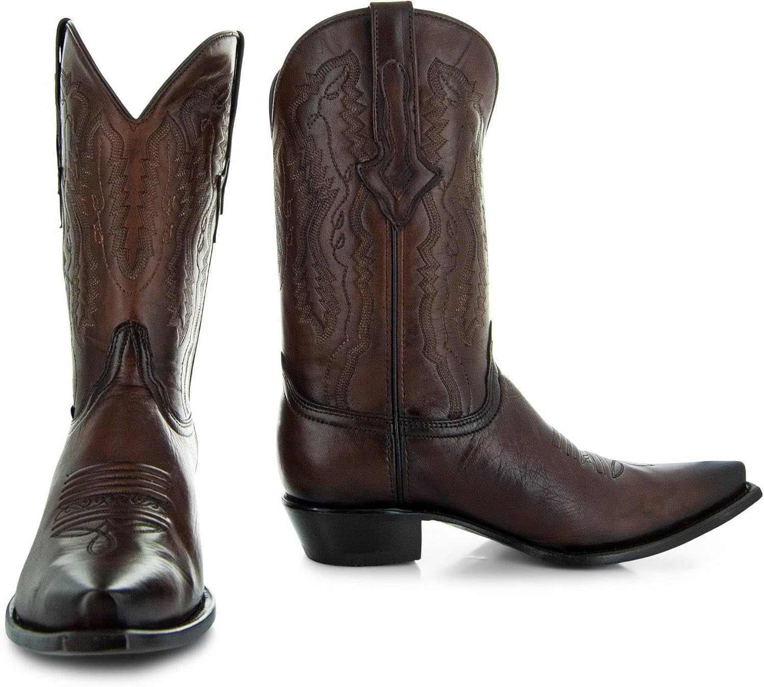 Мужские ковбойские сапоги Soto Boots с зауженным носком, жженый H50030, коричневый
Мужские ковбойские сапоги Soto Boots с зауженным носком, жженый H50030, коричневый