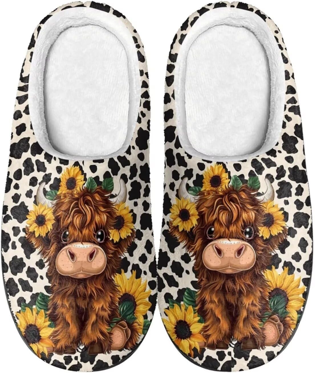 Тапочки Xpyiqun для женщин и мужчин, домашние слипоны, пушистые теплые зимние тапочки, размер 4-12, Highland Cow Print Sunflower Cute
Тапочки Xpyiqun для женщин и мужчин, домашние слипоны, пушистые теплые зимние тапочки, размер 4-12, Highland Cow Print Sunflower Cute