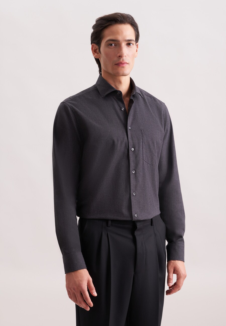 Рубашка делового покроя Regular Fit SEIDENSTICKER, серый
Рубашка делового покроя Regular Fit SEIDENSTICKER, серый