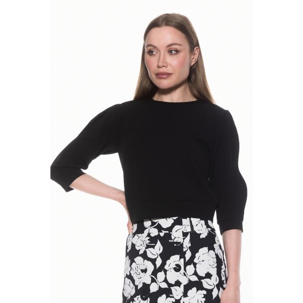 Женская толстовка с рукавами-буфами в рубчик Alexia Admor, черный
Женская толстовка с рукавами-буфами в рубчик Alexia Admor, черный