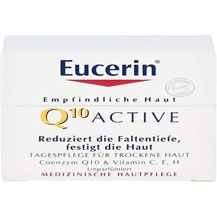 Q10 Активный дневной крем против морщин для сухой кожи 50мл, Eucerin
Q10 Активный дневной крем против морщин для сухой кожи 50мл, Eucerin