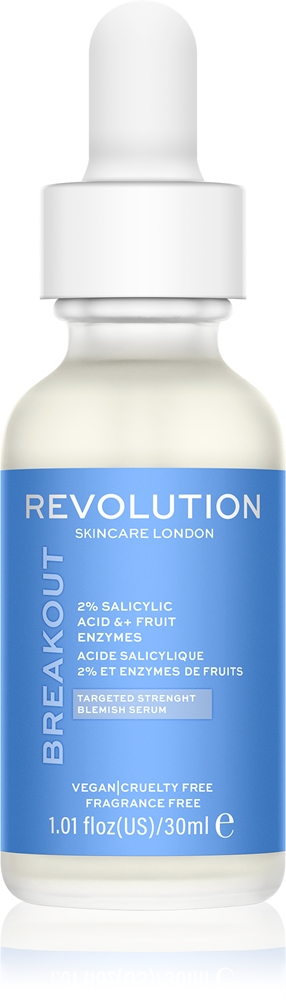 Супер салициловая 2% салициловая кислота и фруктовые ферменты восстанавливающая сыворотка для жирной и проблемной кожи Revolution Skincare, 30 мл
Супер салициловая 2% салициловая кислота и фруктовые ферменты восстанавливающая сыворотка для жирной и проблемной кожи Revolution Skincare, 30 мл