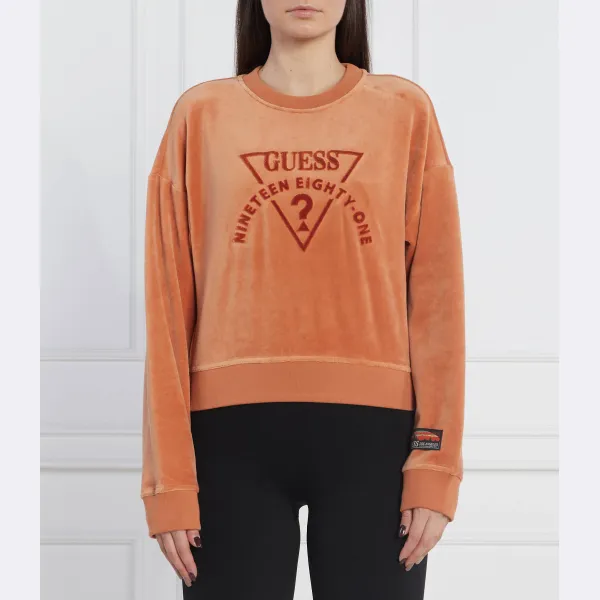 Укороченная толстовка Guess, оранжевый
Укороченная толстовка Guess, оранжевый