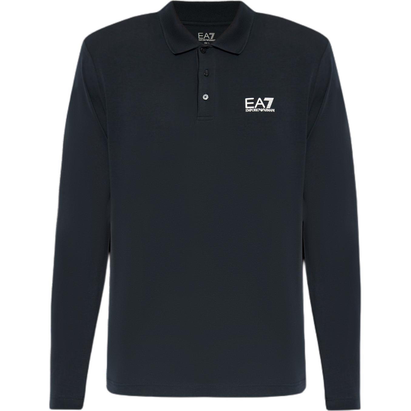 Футболка поло с длинным рукавом и принтом логотипа EMPORIO ARMANI, синяя
Футболка поло с длинным рукавом и принтом логотипа EMPORIO ARMANI, синяя