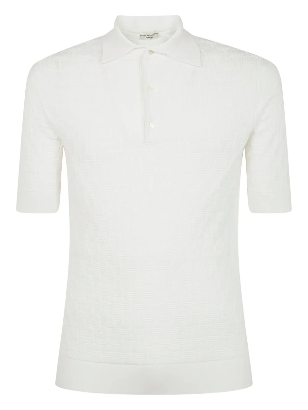 Трикотажная рубашка-поло Filippo De Laurentiis, белый 
Трикотажная рубашка-поло Filippo De Laurentiis, белый