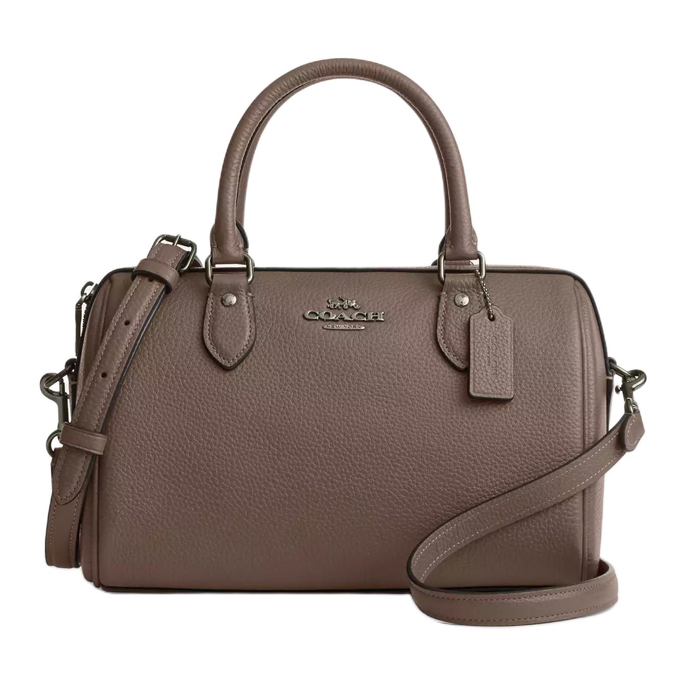 Rowan Litchi Текстурированная кожаная сумка через плечо среднего размера для женщин темно-каменного цвета COACH
Rowan Litchi Текстурированная кожаная сумка через плечо среднего размера для женщин темно-каменного цвета COACH