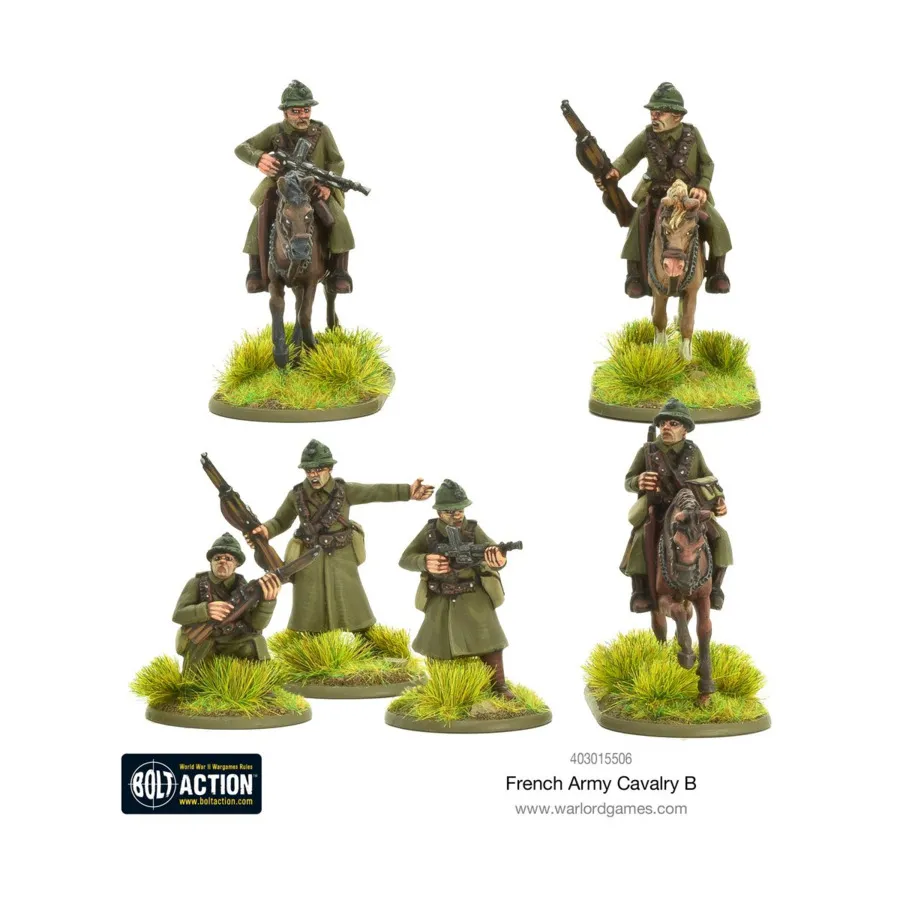 Кавалерия французской армии B, Bolt Action - French - French Army (28mm)
Кавалерия французской армии B, Bolt Action - French - French Army (28mm)