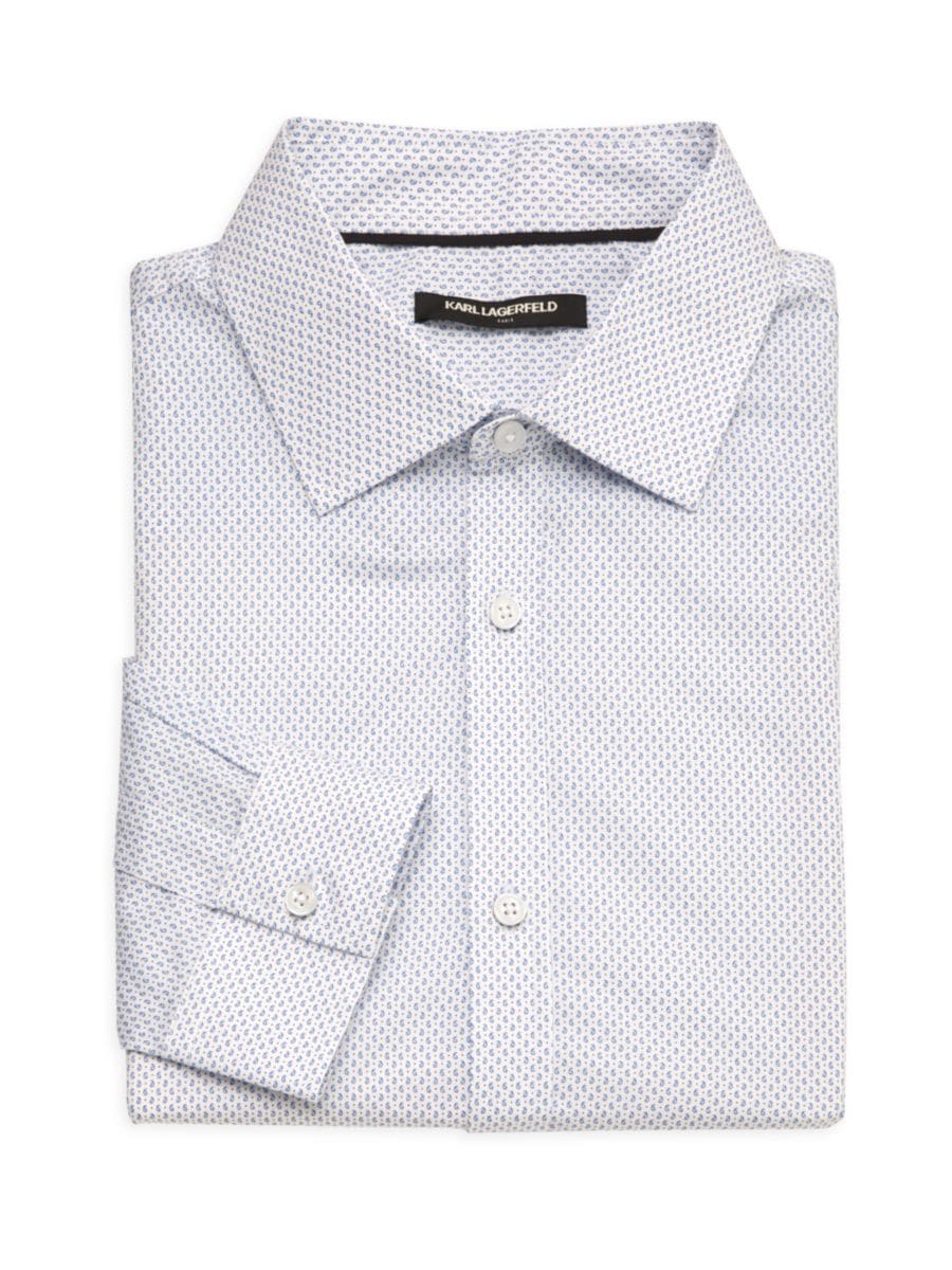 Рубашка современного кроя с принтом пейсли Karl Lagerfeld Paris, цвет White Blue
Рубашка современного кроя с принтом пейсли Karl Lagerfeld Paris, цвет White Blue