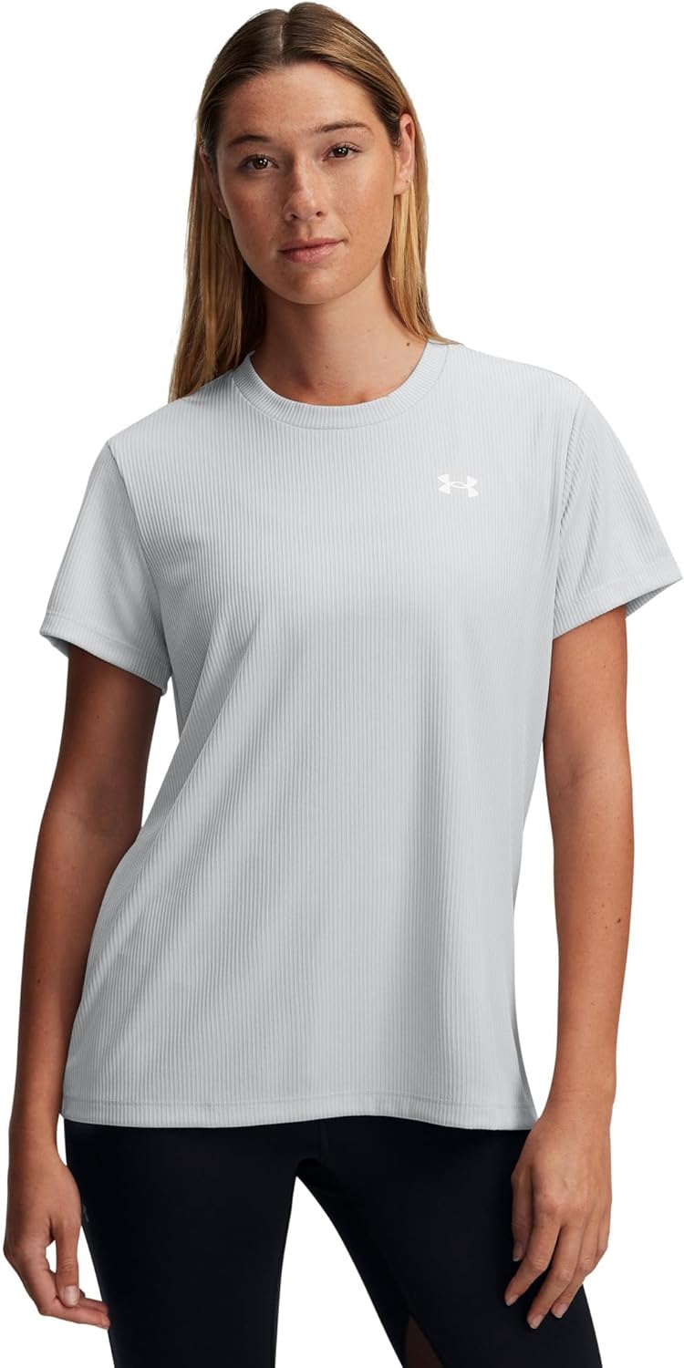 Under Armour женская футболка Tech Ribbed с коротким рукавом, Mod Gray/White, Белый, Under Armour женская футболка Tech Ribbed с коротким рукавом, Mod Gray/White
Under Armour женская футболка Tech Ribbed с коротким рукавом, Mod Gray/White, Белый, Under Armour женская футболка Tech Ribbed с коротким рукавом, Mod Gray/White