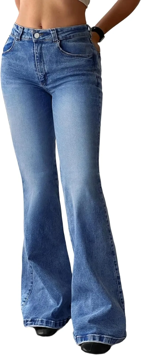 Emmiol женские джинсы bootcut с высокой посадкой
Emmiol женские джинсы bootcut с высокой посадкой