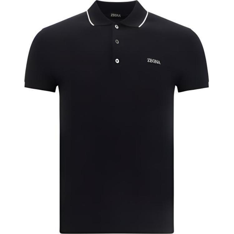 Поло с коротким рукавом и вышитым логотипом Zegna Zzegna, черный
Поло с коротким рукавом и вышитым логотипом Zegna Zzegna, черный