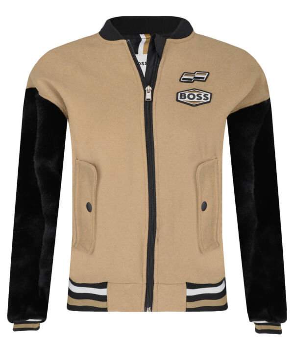 Куртка-Бомбер Regular fit Boss Kidswear, коричневый
Куртка-Бомбер Regular fit Boss Kidswear, коричневый