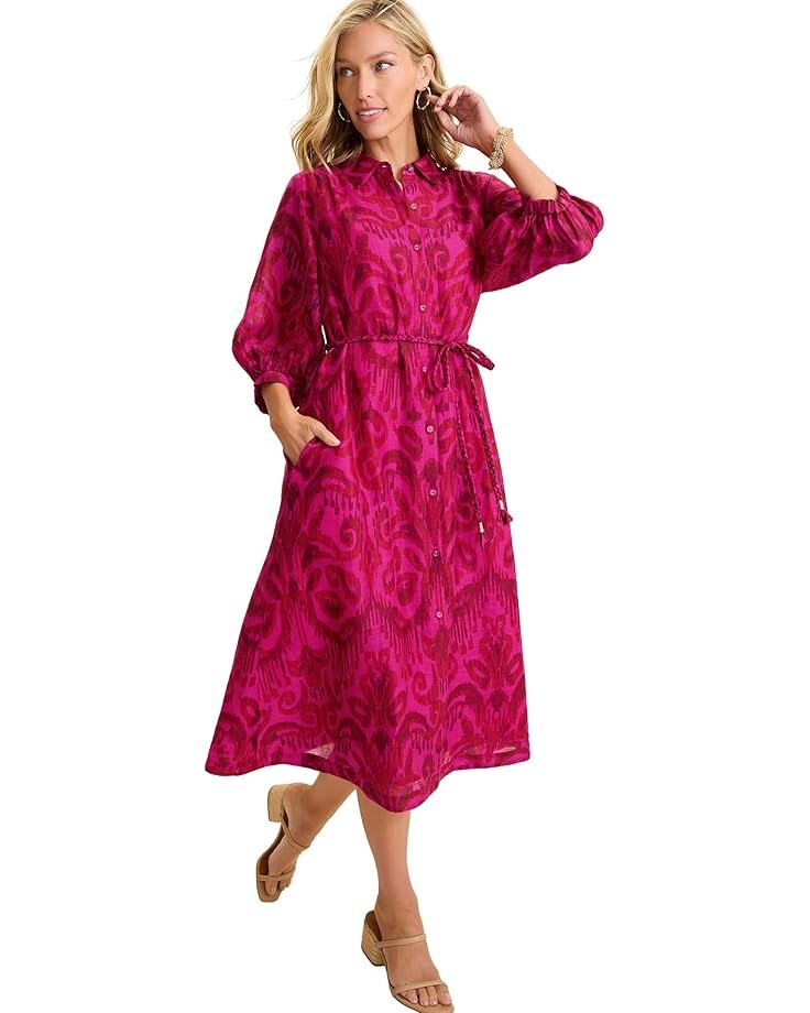 Платье Tommy Bahama Reversible Seaside Ikat Midi Shirtdress, цвет Pink Papaya
Платье Tommy Bahama Reversible Seaside Ikat Midi Shirtdress, цвет Pink Papaya