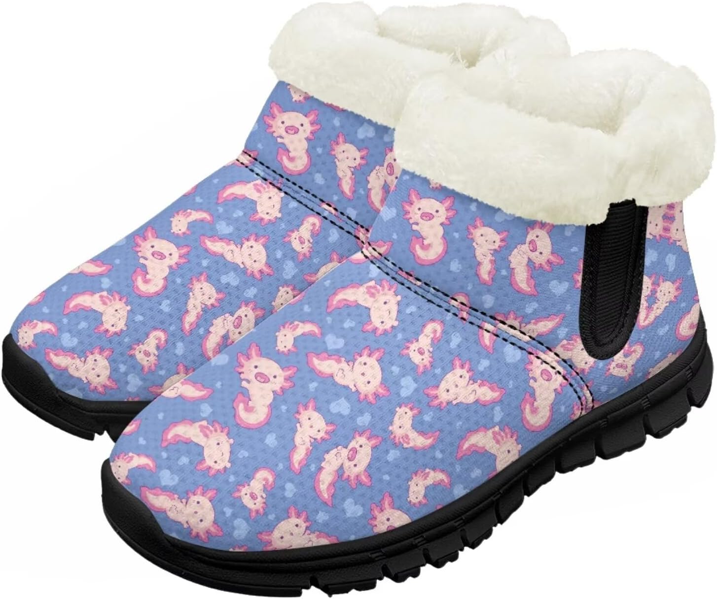 Детские зимние ботинки, теплые, с противоскользящей подошвой, с амортизирующей мемори-пеной, спортивные, без шнурков, для бега и треккинга, зимние кроссовки Pointodoor, Axolotl Love
Детские зимние ботинки, теплые, с противоскользящей подошвой, с амортизирующей мемори-пеной, спортивные, без шнурков, для бега и треккинга, зимние кроссовки Pointodoor, Axolotl Love