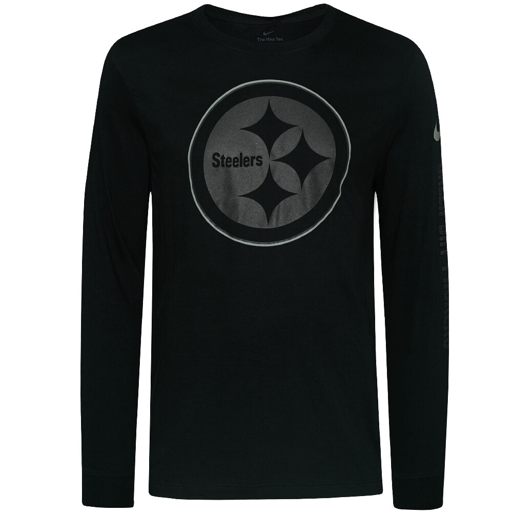 Лонгслив Nike с длинными рукавами Pittsburgh Steelers NFL
Лонгслив Nike с длинными рукавами Pittsburgh Steelers NFL