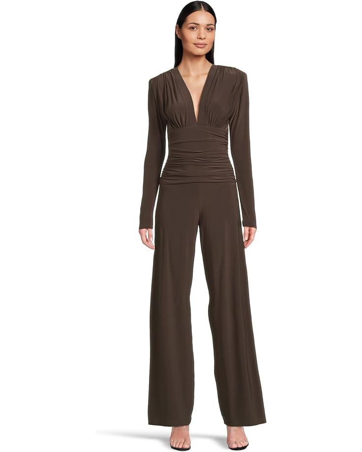 Комбинезон Norma Kamali V Neck Long Sleeve Shirred Waist Jumpsuit W/ Shoulder Pads, цвет Chocolate
Комбинезон Norma Kamali V Neck Long Sleeve Shirred Waist Jumpsuit W/ Shoulder Pads, цвет Chocolate