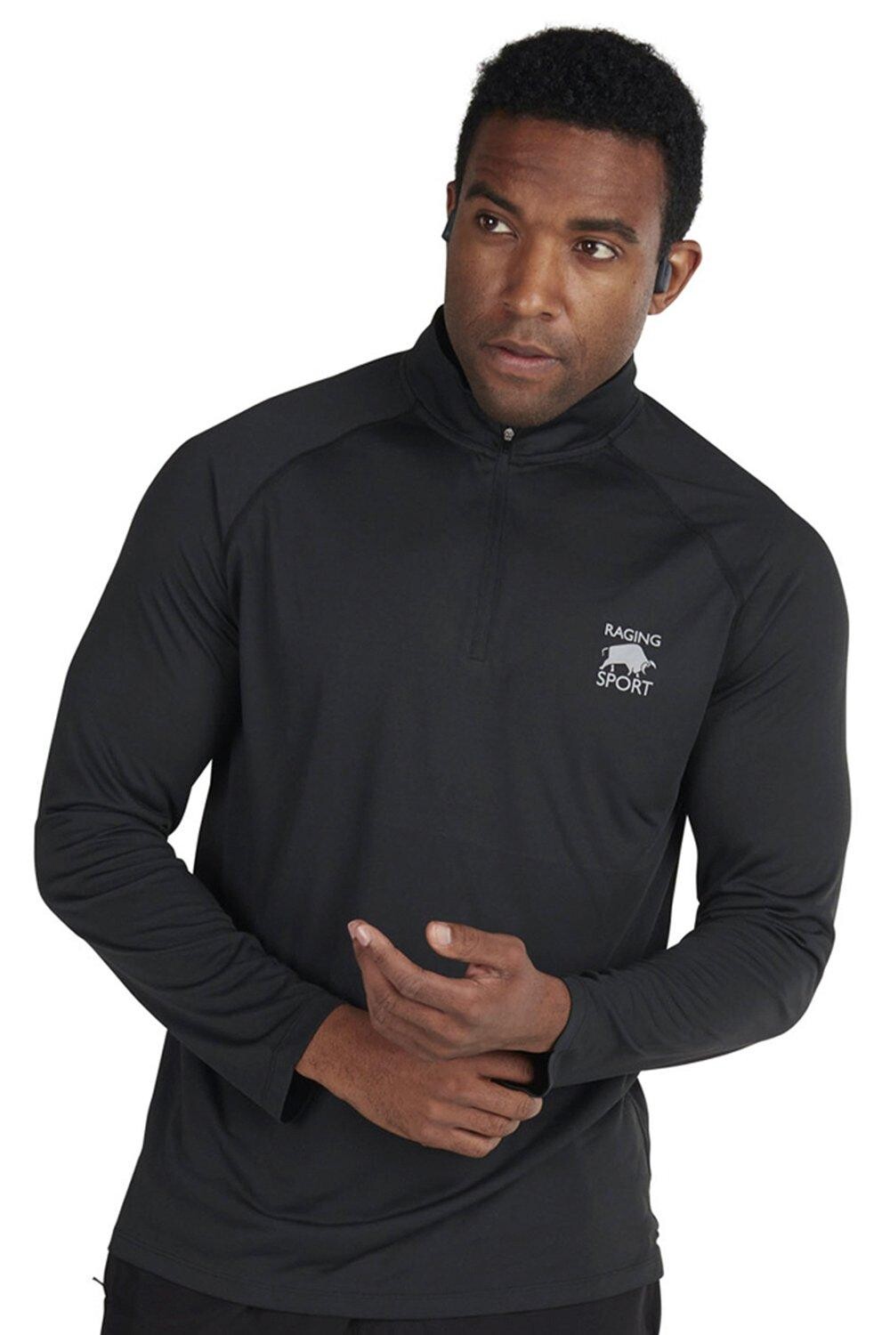 Толстовка на молнии до половины Performance Long Sleeve Quarter Zip Raging Bull, черный
Толстовка на молнии до половины Performance Long Sleeve Quarter Zip Raging Bull, черный