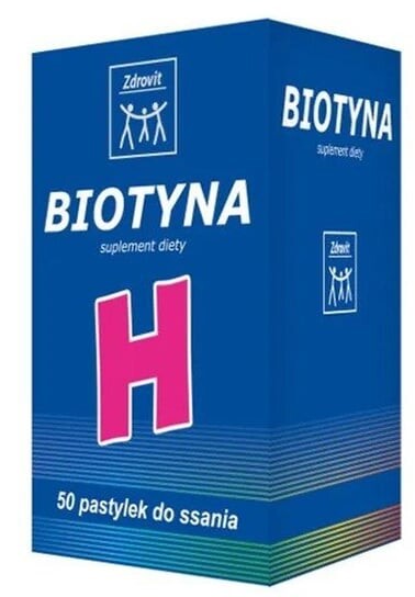 Zdrovit, Биотина, ананас, 50 таб.
Zdrovit, Биотина, ананас, 50 таб.
