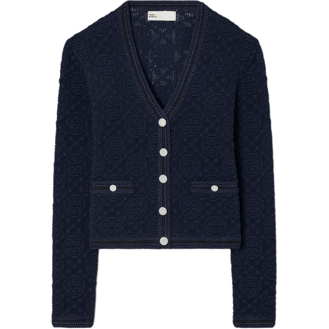 Женский трикотаж с монограммой T Tory Burch, черный
Женский трикотаж с монограммой T Tory Burch, черный