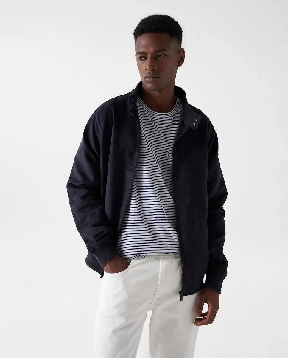 Замшевая мужская куртка зеленого цвета Salsa Jeans
Замшевая мужская куртка зеленого цвета Salsa Jeans