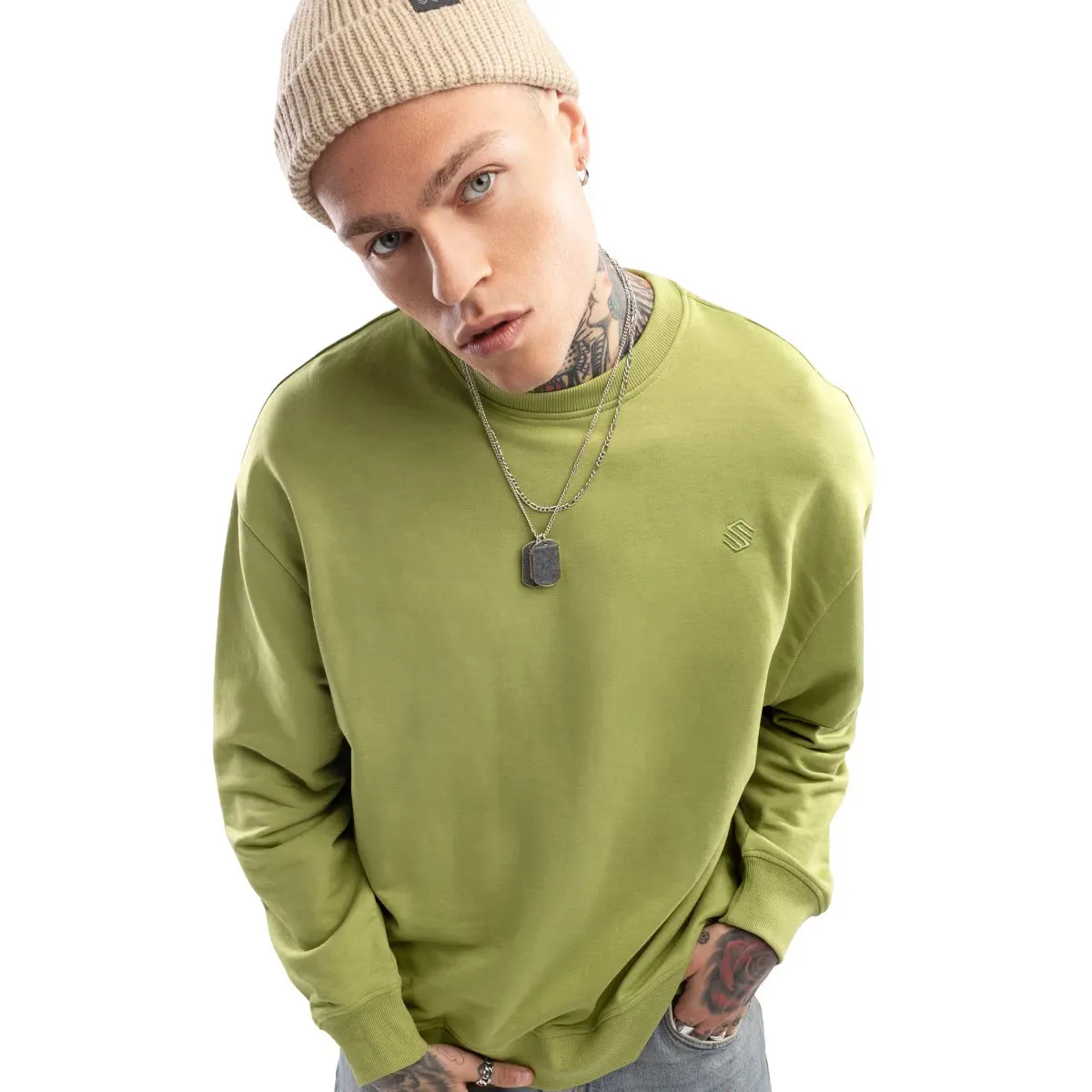 Мужская толстовка Tree Siroko с круглым вырезом, коричневый 
Мужская толстовка Tree Siroko с круглым вырезом, коричневый