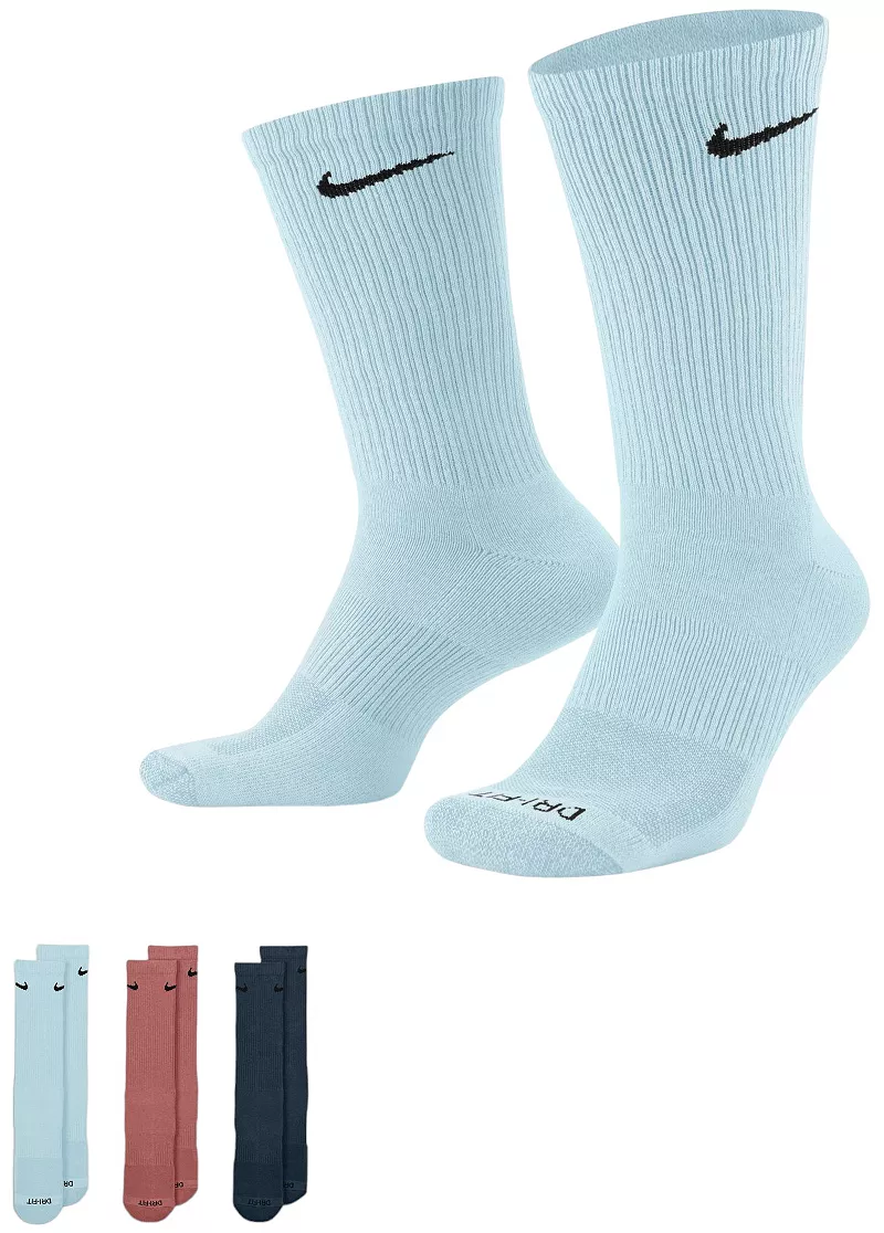 Носки Nike Dri-FIT Everyday Plus Cushion Crew — 3 шт, цвет Glac Blue/Canyn Pink/Navy
Носки Nike Dri-FIT Everyday Plus Cushion Crew — 3 шт, цвет Glac Blue/Canyn Pink/Navy