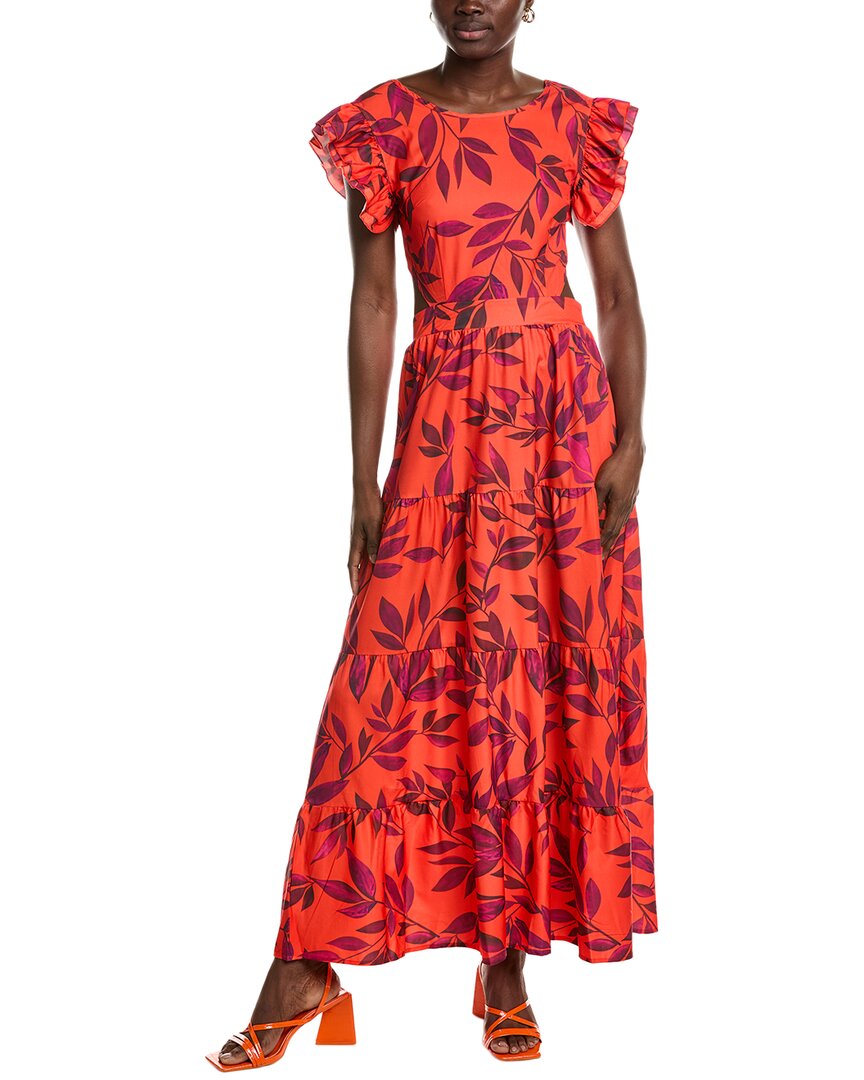 IPPONELLI Многоярусное макси-платье, красный
IPPONELLI Многоярусное макси-платье, красный