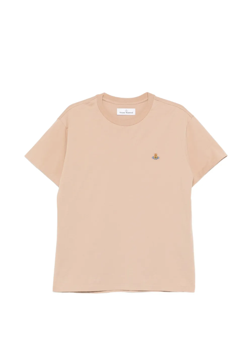 Футболка с круглым вырезом и логотипом Orb Vivienne Westwood, бежевый
Футболка с круглым вырезом и логотипом Orb Vivienne Westwood, бежевый