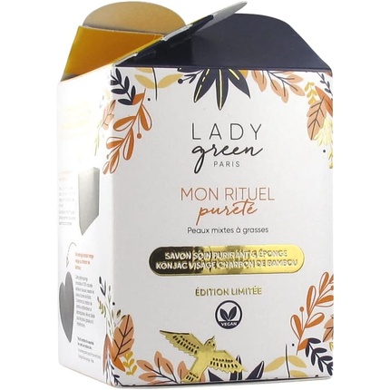 Органическое очищающее мыло 100 г с бамбуковым углем и конжак губкой
Органическое очищающее мыло 100 г с бамбуковым углем и конжак губкой