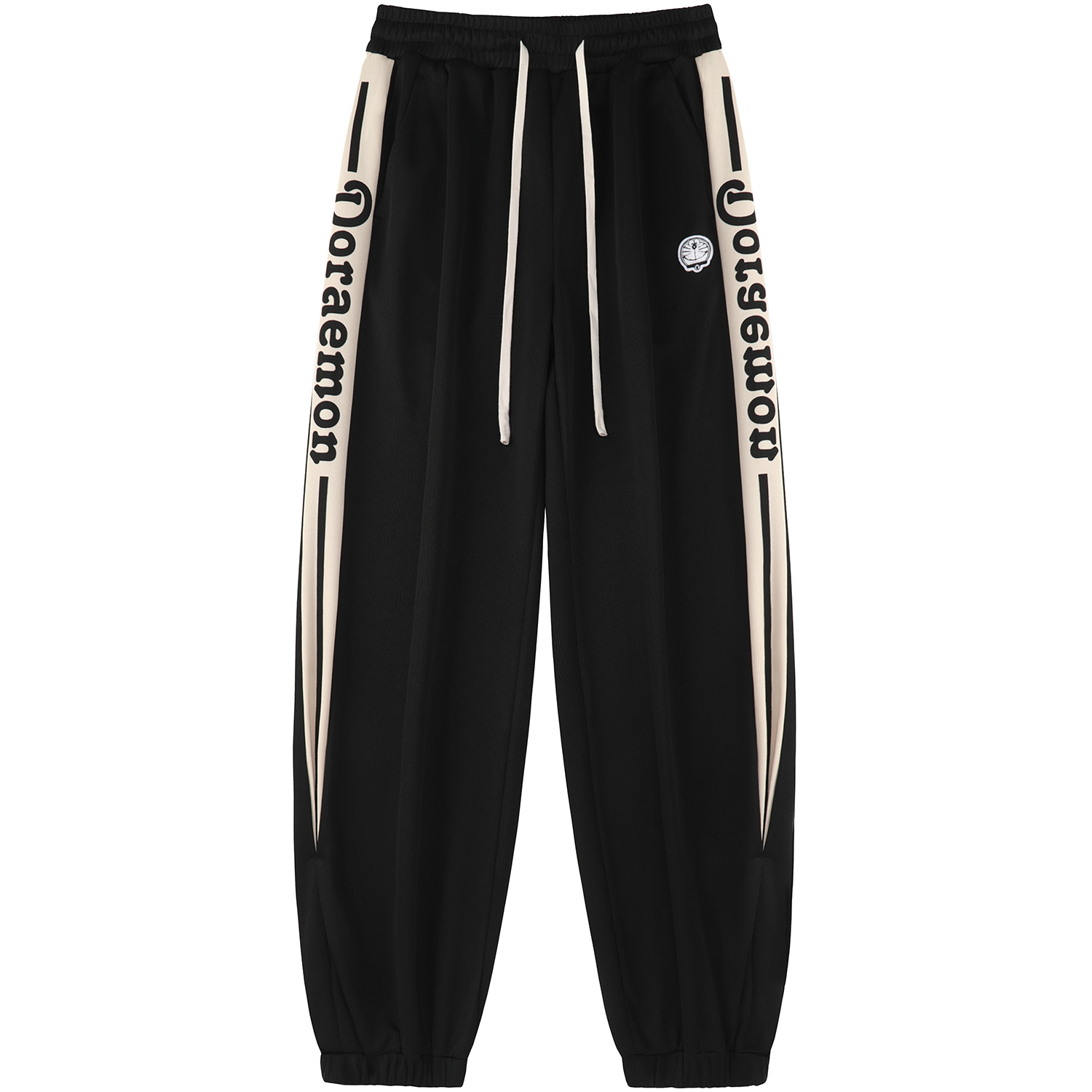 Вязаные спортивные штаны унисекс Doraemon, черный (сплошной цвет с эластичными манжетами)
Вязаные спортивные штаны унисекс Doraemon, черный (сплошной цвет с эластичными манжетами)